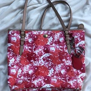 FLOWER COACH TOTE BAG